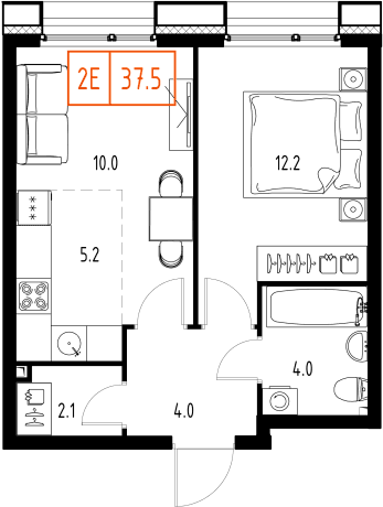 Skolkovo ONE Москва — планировка 2