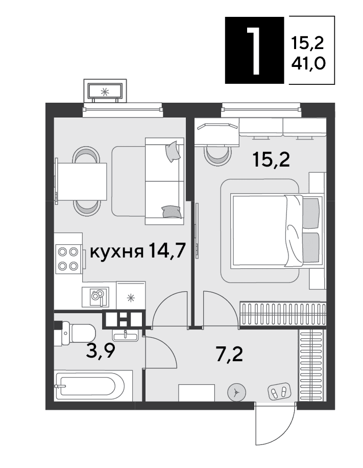 Парк Победы Краснодар — планировка 1