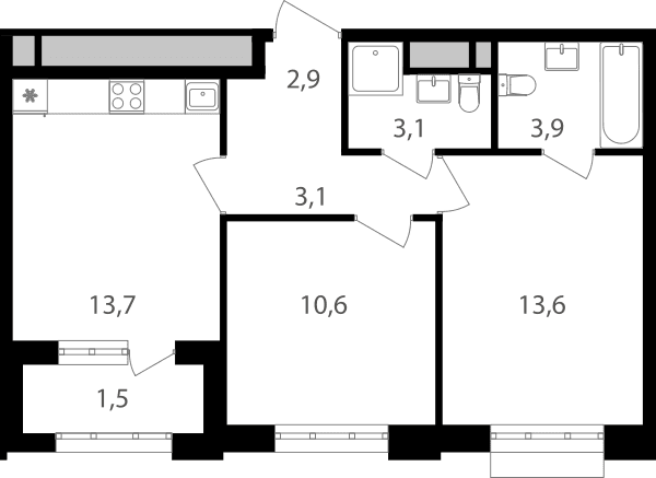 Михалковский Москва — планировка 2