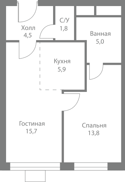 Stellar City Москва — планировка 2