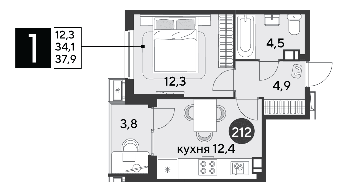 Парк Победы Краснодар — планировка 1