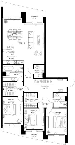 Opus-home Москва — планировка 3