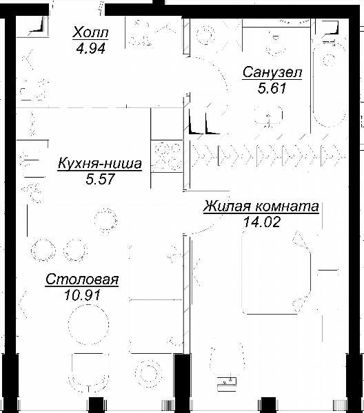MOD Москва — планировка 1