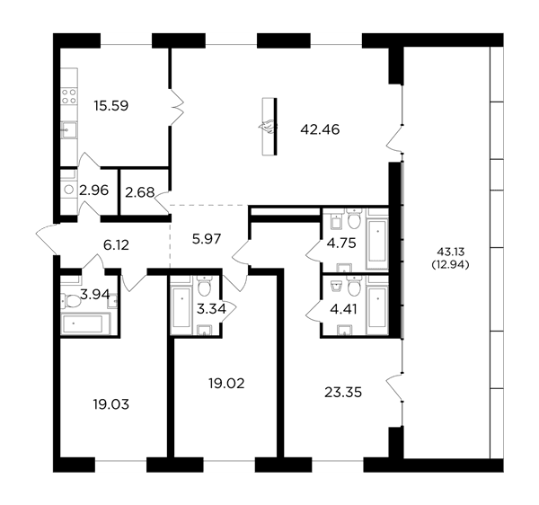 FORIVER Москва — планировка 4