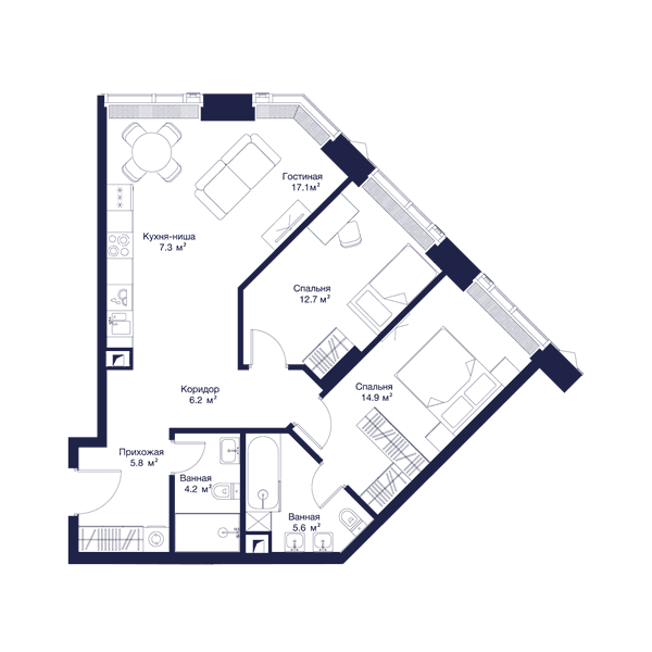 JOIS Москва — планировка 2