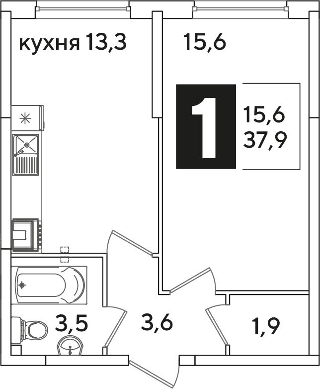 Самолёт Краснодар — планировка 1