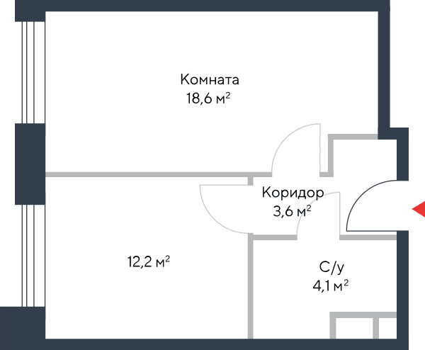 Riverpark Москва — планировка 1