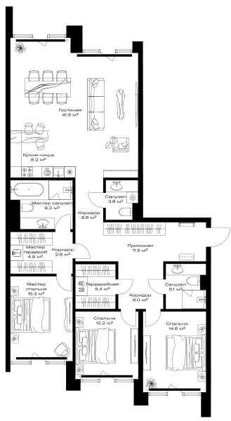 Opus-home Москва — планировка 3