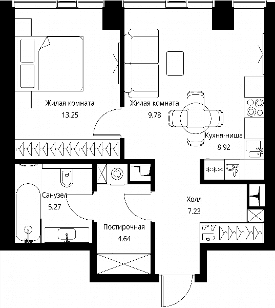 City Bay Москва — планировка 2