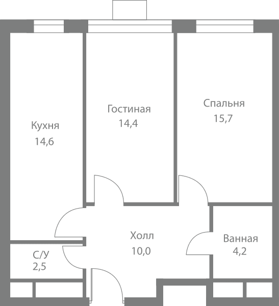 Stellar City Москва — планировка 2