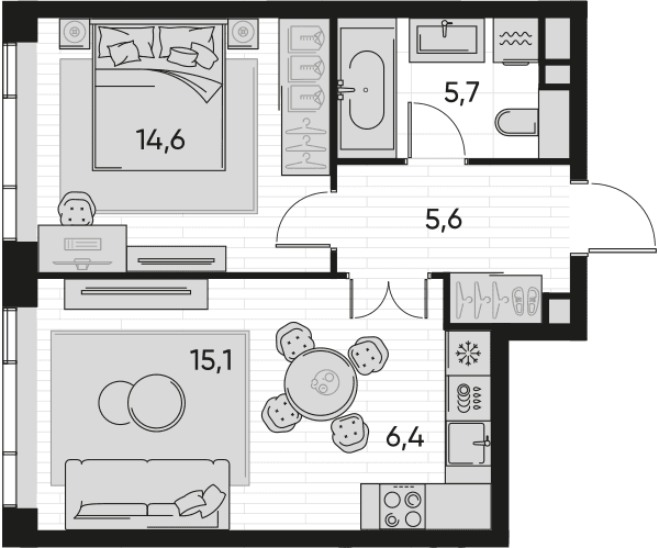 Pride-home Москва — планировка 2