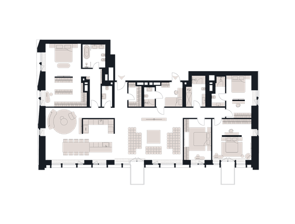 Victory Park Residence Москва — планировка 5