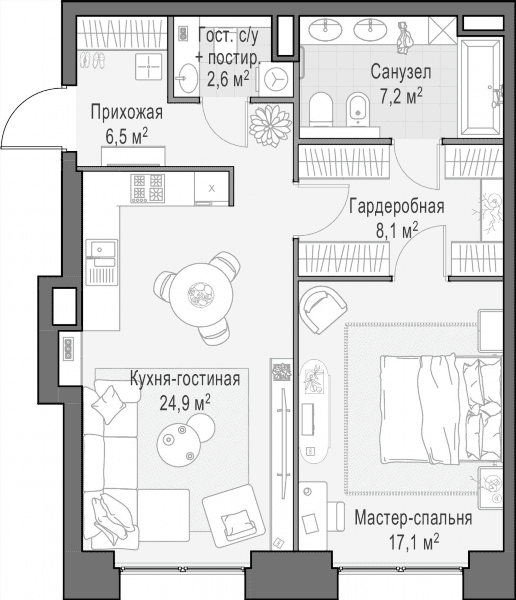 Life Time Москва — планировка 1
