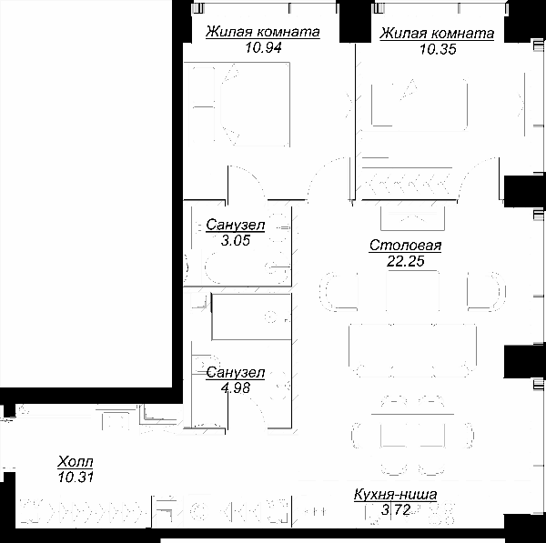 MOD Москва — планировка 2
