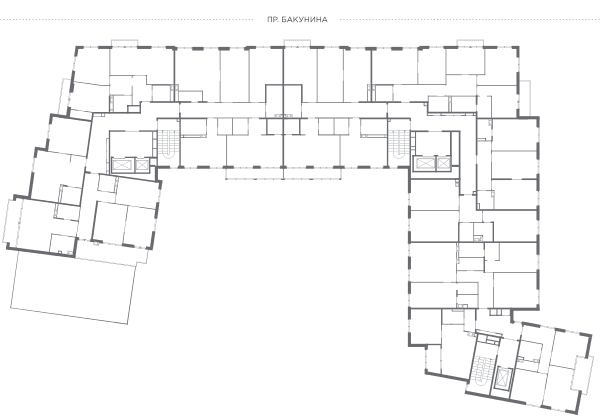 BAKUNINA 33 Санкт-Петербург — планировка 2