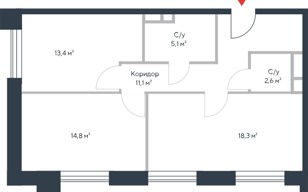 Riverpark Москва — планировка 3