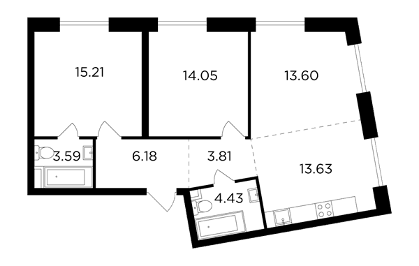 FORIVER Москва — планировка 3