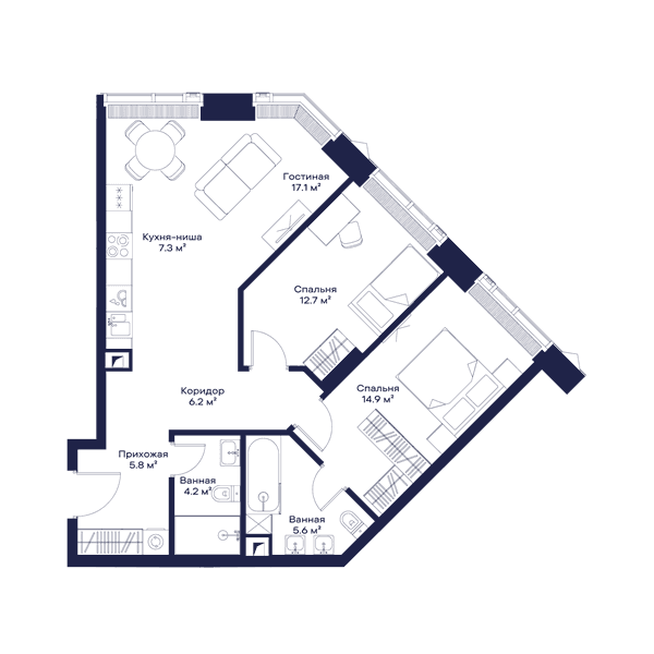 JOIS Москва — планировка 2