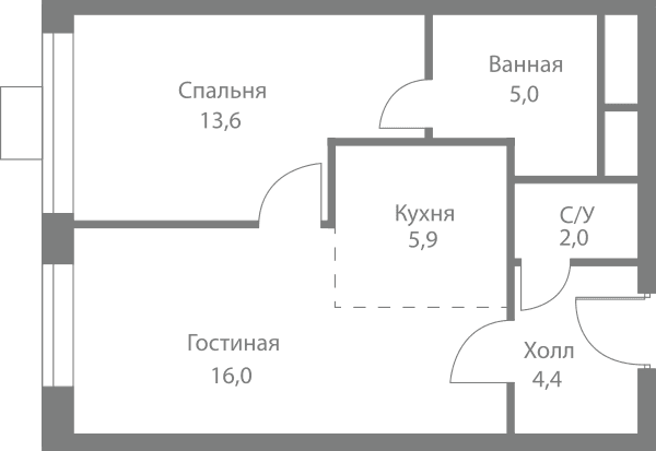 Stellar City Москва — планировка 2