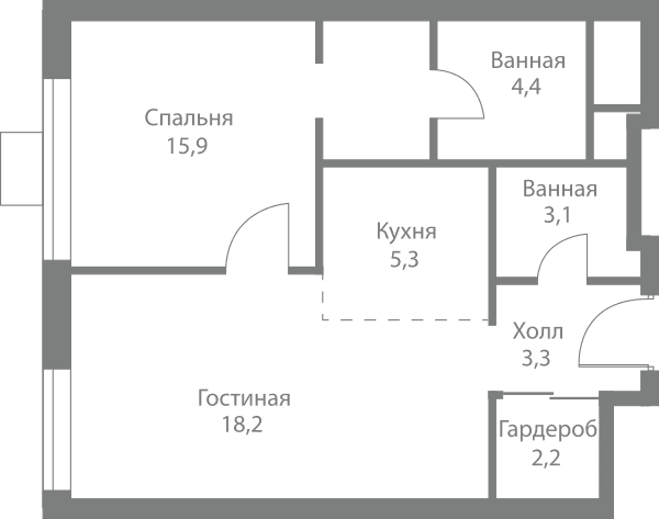Stellar City Москва — планировка 2