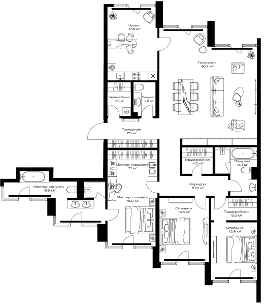 Opus-home Москва — планировка 3