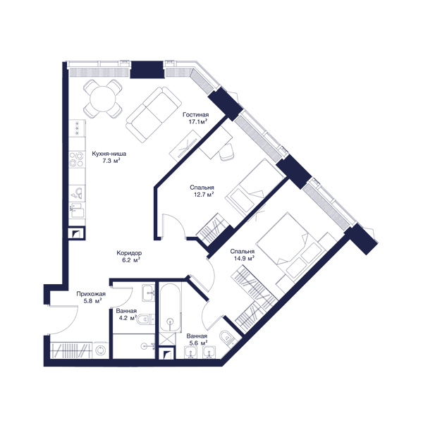JOIS Москва — планировка 2