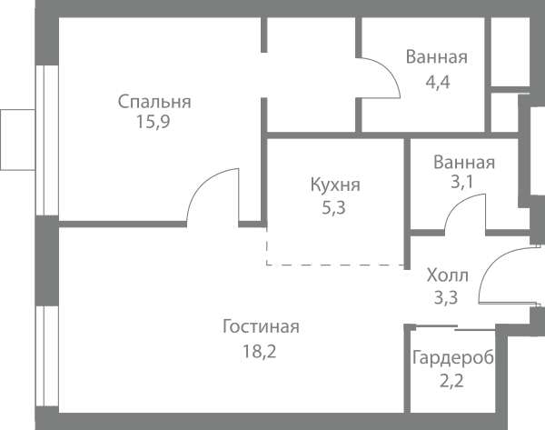 Stellar City Москва — планировка 2