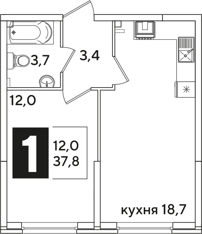 Самолёт Краснодар — планировка 1