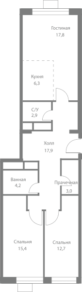Stellar City Москва — планировка 3