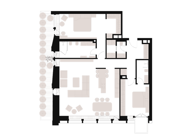 Victory Park Residence Москва — планировка 3