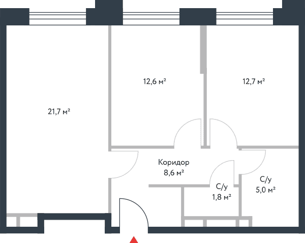 Riverpark Москва — планировка 3