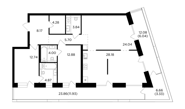FORIVER Москва — планировка 3