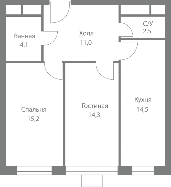 Stellar City Москва — планировка 2
