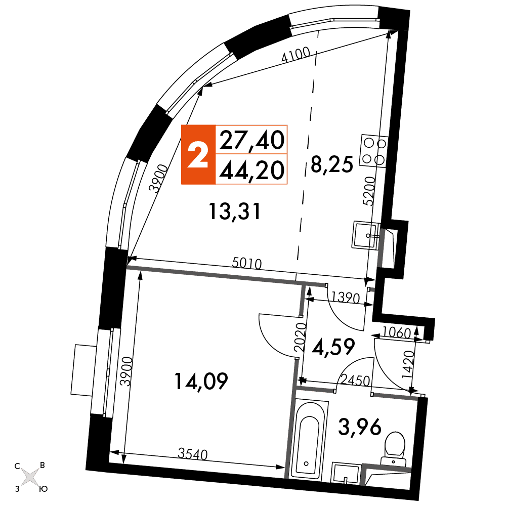 Движение. Говорово Москва — планировка 2