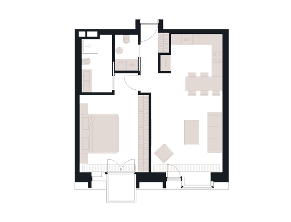Victory Park Residence Москва — планировка 2