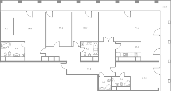 WestTower Москва — планировка 5