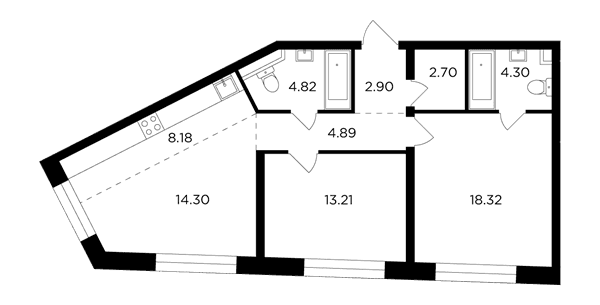 FORIVER Москва — планировка 3
