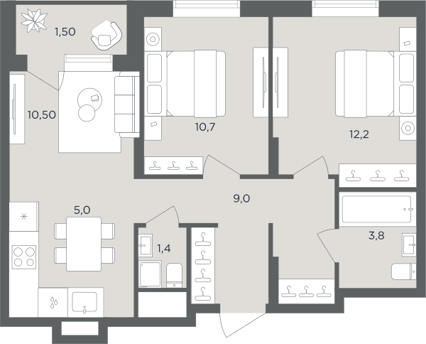 Равновесие Москва — планировка 2