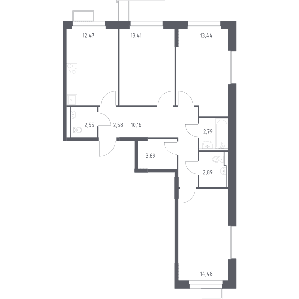 Квартал Ивакино Москва — планировка 3