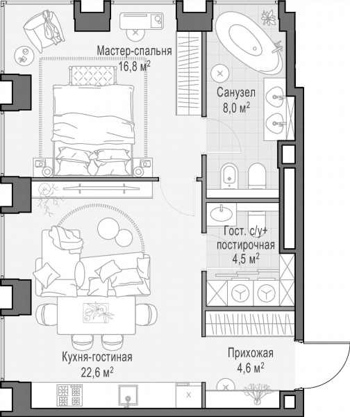 Life Time Москва — планировка 1