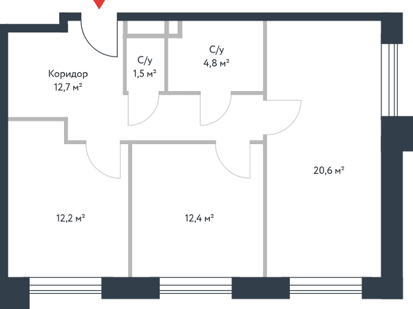 Riverpark Москва — планировка 3