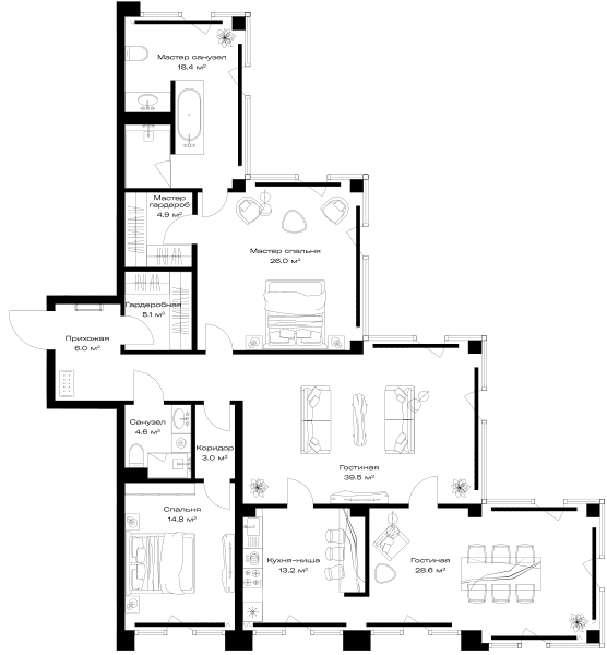 Opus-home Москва — планировка 2