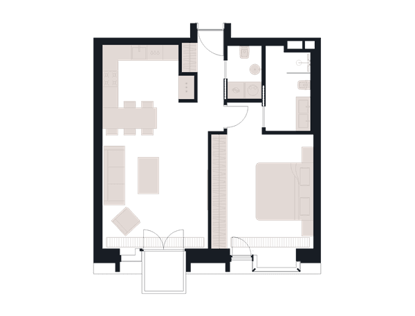 Victory Park Residence Москва — планировка 2