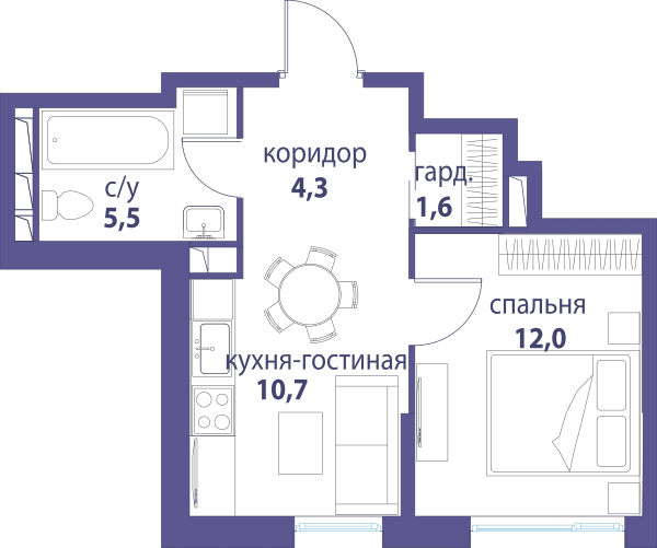 Символ, Вдохновение Москва — планировка 2