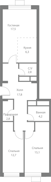 Stellar City Москва — планировка 3