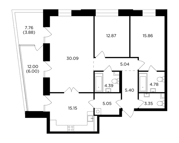 FORIVER Москва — планировка 3