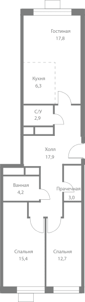 Stellar City Москва — планировка 3