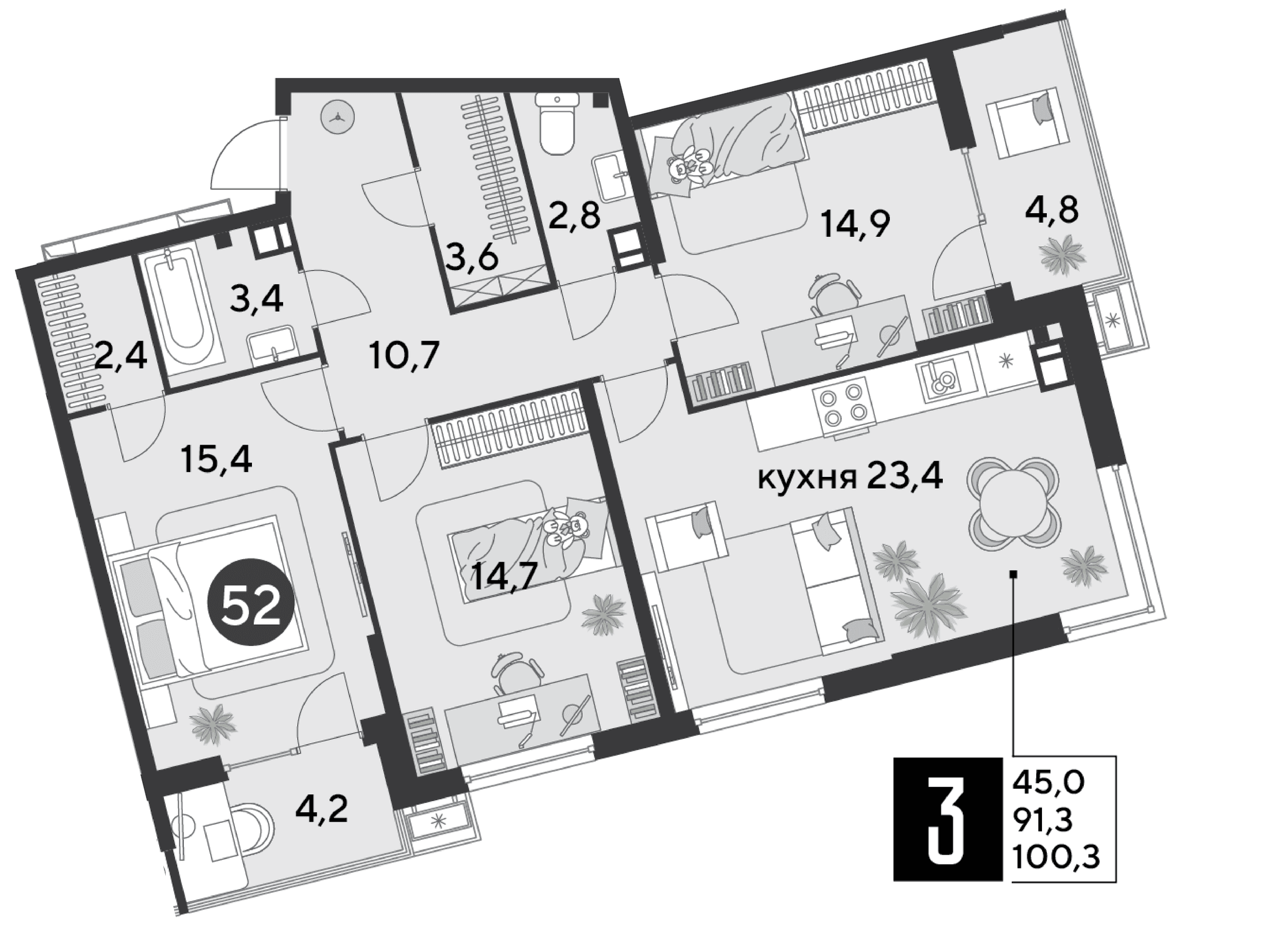 Парк Победы Краснодар — планировка 3