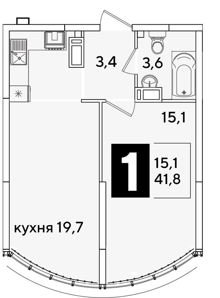 Самолёт Краснодар — планировка 1