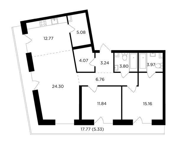 FORIVER Москва — планировка 3